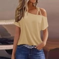 thumbnail image 2 of Nmnitkp Summer Tank Tops for Women Casual Sleeveless Shirt Loose Fit Scoop Neck O Ring Shoulder Blouse, 2 of 5