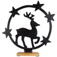 thumbnail image 6 of Northlight Star Bright Metal Reindeer Christmas Decoration - 12", 6 of 6