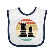 Inktastic Chess Player Retro Sunset Boys or Girls Baby Bib