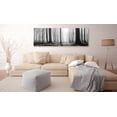 thumbnail image 2 of Tiptophomedecor Stretched Canvas Landscape Art - Black And White Forest - Stretched & Framed Ready To Hang Art, 2 of 3