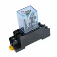 thumbnail image 4 of 10pc 4nj 14pin 4dpdt Electronic Mini Electro Relay 5a Bobina con Pyf14a Socket Base 24v, 4 of 4