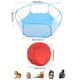 thumbnail image 2 of Carpa Portátil Plegable Pet corralito para Mascotas Ejercicio Pen  Pet Corralito para Perros Puppy Cats Conejos Pequeños Animales Jugar al Aire Libre(Azul), 2 of 9