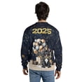 thumbnail image 5 of Happy New Year French Bulldog Welcome 2025 Balloon Firework Party All Over Print 3D Sweatshirt Unisex Merch Dog Lover Gifts - 01014, 5 of 6