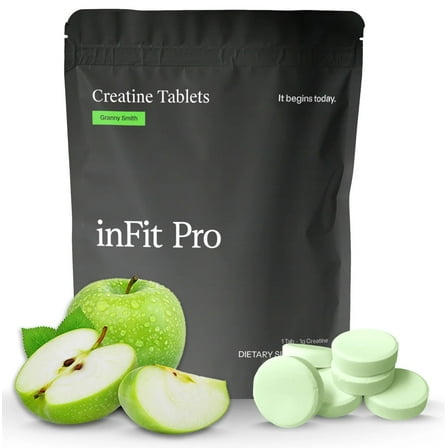 Creatine Tablets (Apple) 120ct - 1 tablet equals 1 gram