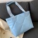 thumbnail image 1 of Bolsos para ordenador portátil para mujer bolso de mano con nube bolso de mano informal de moda de Color sólido de PU suave, 1 of 9
