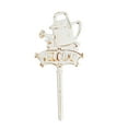 thumbnail image 1 of Sungmor Estaca Decorativa Jardín Hierro Fundido Vintage, Letrero Rústico Blanco “Bienvenido” p/Patio con estaca, Regadera metálica 12.6" alto, Deco de Primavera p/Césped, Patio trasero y Exterior, 1 of 7