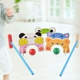 thumbnail image 2 of Croquet Set Parent-Child Interactive Game Kids Backyard Home Adults, 2 of 8