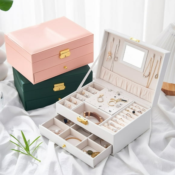 Vaidha Boîte à Bijoux avec Verrou Boîte à Bijoux Boîte de Rangement