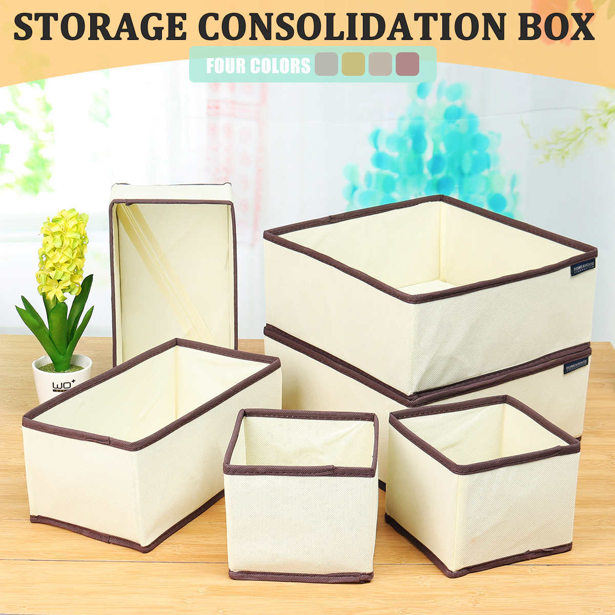 6Pcs Home Bedroom Organizer Storage Box Drawer Underwear Sock Bra Closet Divider Case Set, 4 Colors | Walmart Canada 6Pcs Home Bedroom Organizer Storage Box Drawer Underwear Sock Bra Closet Divider Case Set, 4 Colors | Walmart Canada