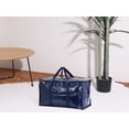 thumbnail image 7 of Unique Bargains 1 Pack Clothes Storage Bags Moving Bags Blue 27*14*15in, 7 of 7