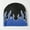 blue, variant on Flame Knitted Hat for Men Hip-Hop Street Pullover Hat Autumn Winter Outdoor Warm Jacquard Beanie Trendy