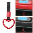 thumbnail image 2 of Nylon Strap Car Tow Handle Hand Strap Charm Heart JDM Rear Bumper Warning Subway Train Bus Handle Strap Charm Drift Toy Car Styling Accessories, 2 of 9
