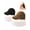 Black+brown, variant on Women's Wide Brim Sun Visor Hat, 2026 New Wide Brim Sun Visors For Women UPF 50+ Open Top Cap