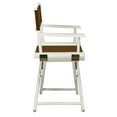thumbnail image 4 of Casual Home 18" Director's Chair White Frame w. Brown Canvas, 4 of 11