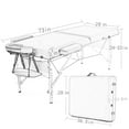 BestMassage Massage Table Portable Massage Bed Spa Bed 84 Inches Long
