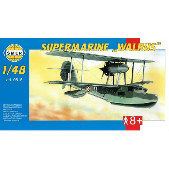 Supermarine Walrus Mk I, British Flying Boat (1/48 model kit)