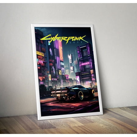 POSTER Nightcity | Cyberpunk 2077 | Cyberpunk 2077 Artwork | Cyberpunk 2077 Prints | Gaming Posters | Video Game Posters | Wall Decor Posters |-UNFRAMED