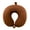 Brown, variant on AUQ Neck Pillow Premium Pp Cotton Travel Pillow Elastic Velvet Fabric Travel Neck Pillow,Pink