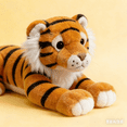thumbnail image 2 of Lifelike Tiger Stuffed Animal-Soft Fluffy Plush Toy in Orange for Christmas Baby Shower Birthday Gift, 2 of 5