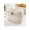 Apricot, variant on 2025 New Korean Plaid Portable Small Fragrance Style Cosmetic Bag Large Capacity Portable Toiletry Bag Travel Storage Bag