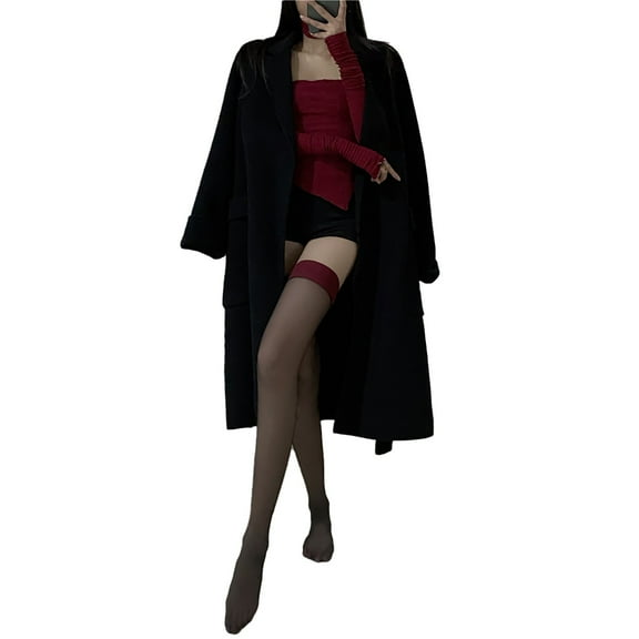 Clearance! Zoofduhp Stocking Stuffers for Adults Women Thigh High Socks Women Pantyhose Hook Silk Sexy Color Pantyhose Sex Stockings Socks for Women A One Size