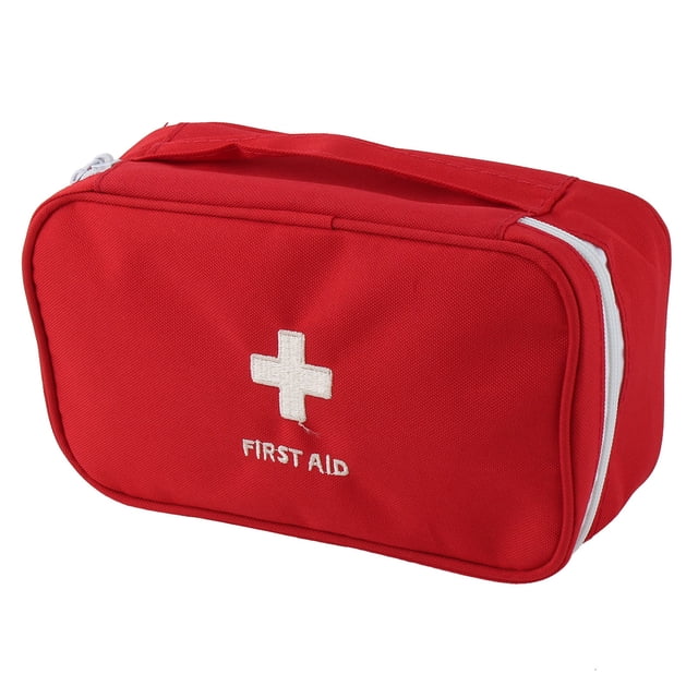 Acampar Al Aire Libre De Poliéster Rectángulo Emergencia Primero Ayuda Médica Rescate Rojo De Bolso Unique Bargains botiquines de primeros auxilios para acampar