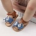 thumbnail image 2 of HBYJLZYG Baby Sandals Flat Shoes Infant First Walkers, Toddler Baby Girls Boys Baby Shoes Soft Sole Non-Slip Baby Toddler Sandals, 2 of 9