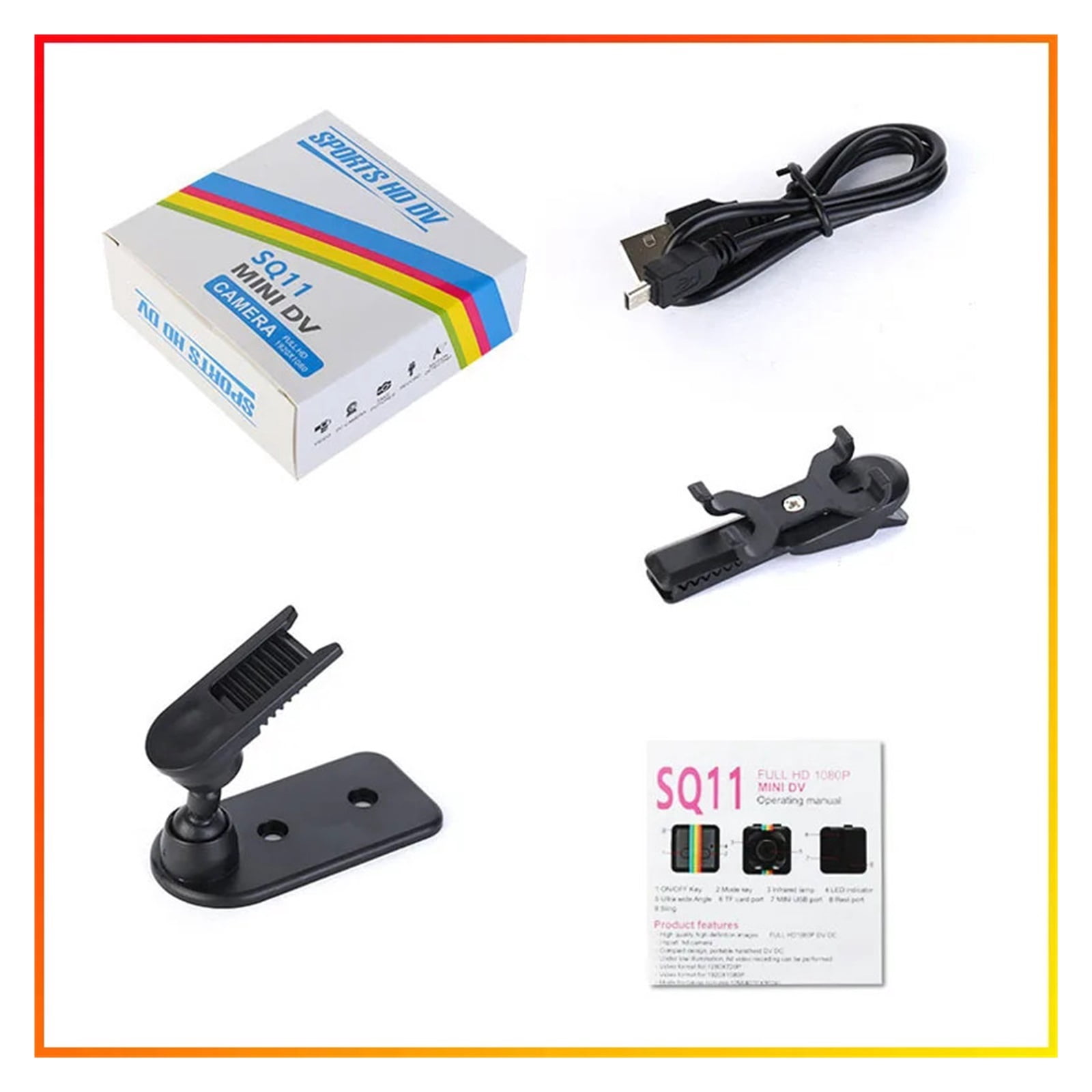 1080P HD Action Video Camera SQ11 Tinny Camera Sport DV Home Night Vision Small Camcorder Outdoor Mini Motion DVR wifi Mini Cam