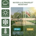 thumbnail image 3 of 2024 New 10x20 Ft Large Walk in Chicken Coop Cage, Galvanized Metal Farm Poultry Run Hutch with Waterproof and Anti-UV Cover, Lockable Hen House for Backyard, 3 of 5