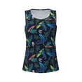 thumbnail image 6 of Sigee Dinosaur for Women's Workout Tank Top,Running Tank Tops,Sleeveless Gym Clothes, 6 of 8