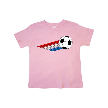 

Inktastic Red White and Blue Soccer Gift Toddler Boy or Toddler Girl T-Shirt