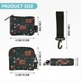 thumbnail image 4 of Women's Coin Purses Keychain Wallet Mini Zip Dual Pouch Wristlet Portable Coin Purse Small Wallets For Travel Sports Outdoors Cute Cow Cartoon, 4 of 6