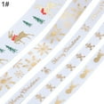 thumbnail image 2 of AMERTEER 5 Yards Christmas Gift Wrapping Ornaments Decoration Ribbon Xmas Tree Pendants, 2 of 9