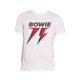 thumbnail image 1 of David Bowie - Camiseta 75th Logotipo de Algodón para Adultos Unisex (Blanco), 1 of 4