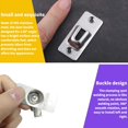 thumbnail image 4 of ORUYROP 90 Degree Locking Privacy Lock Sliding barn Door Latch Right Angle Door Clasp cam Lock, 4 of 4
