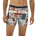 thumbnail image 2 of Disketp Patchwork In Country Style Men's Boxer Briefs Men’s Underwear Boxer Briefs for Men, 2 of 7