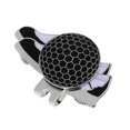 thumbnail image 4 of Paquete de 2 a 6 Zapatos Divertidos Sunnimix Acero Inoxidable Clip para Sombrero de Golf con Marcador de Pelotas Magnético Negro 2 piezas, 4 of 6