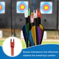 thumbnail image 5 of Uxcell Archery Arrows Nocks, Arrow Shaft Plastic Nocks Replacement Archery Arrows Tail Accessory 24 Pack Inside Diameter 4.2 mm Clear Red - for (Hunting/Shooting/Compound/Recurve Bow), 5 of 7