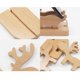 thumbnail image 3 of GOOHOCHY Soporte de madera para teléfono y tableta, soporte de mesa para iPhone, smartphone y tableta - Alce, 3 of 8