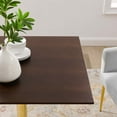 thumbnail image 6 of Modway Verne 35" Square Dining Table in Gold Cherry Walnut, 6 of 6