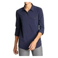 thumbnail image 7 of Eddie Bauer Women's Departure Stretch Long Sleeve Shirt with UPF 50 Medium, Red, 7 of 7