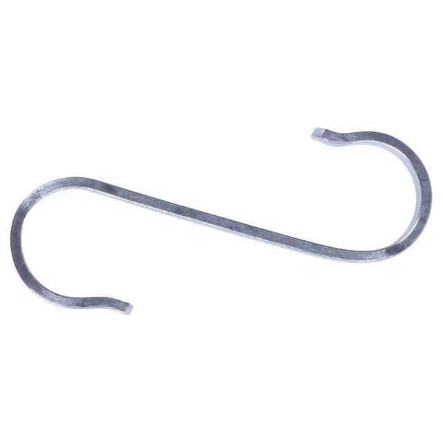 2X Stainless Steel S Shape Hooks Powerful Kitchen Hanger Clasp Rack Clothes Holder, 19X19mm