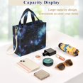 thumbnail image 5 of FORMRS Womens Corduroy Tote Bag Crossbody Shoulder Purse Handbag with Detachable Strap, Watercolor Galaxy, 5 of 7