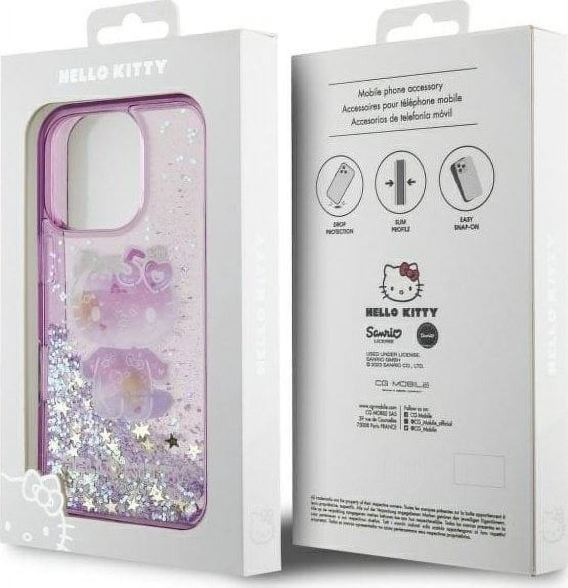Hello Kitty Liquid Glitter 50th Anniversary Party Case for Hello Kitty Liquid Glitter 50th Anniversary Party Case for