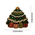 thumbnail image 6 of KKOUHVY Christmas Tree Door Rug, Non-slipped & Absorbent Christmas Door Mat, Soft Cozy Xmas Front Door Rug for Holiday Indoor Entryway, 24x24 inch, 6 of 6