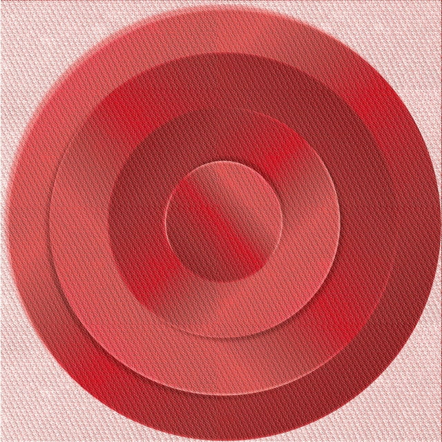 Ahgly Company Tapis d'Intérieur Lavable en Machine Carré Transitionnel Pastel Rouge Rose, 6 Pieds Carré