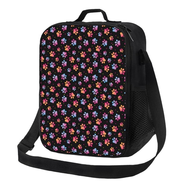 Fotbe Animal Paw 1 Lonchera Bolsa de Almuerzo para Hombres y Mujeres, Lonchera de Gran Capacidad, Bolsa de Almuerzo Reutilizable, Bolsa Térmica Aislante