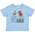 thumbnail image 3 of Inktastic Moo Moo I'm 1 with Cute Holstein Cows Boys or Girls Baby T-Shirt, 3 of 5