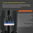 thumbnail image 4 of Juego de herramientas para parrilla de metal con barril de encendido de carbón, color negro, 4 of 5