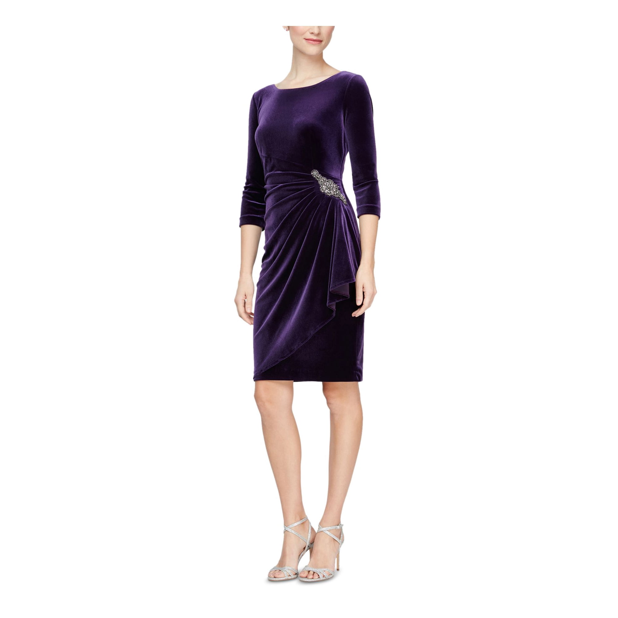 Alex evenings ruched sheath dress online